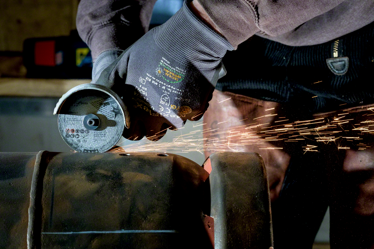 Bosch GWS 12V-76 Akku Winkelschleifer inkl. L-BOXX - SOLOGERÄT