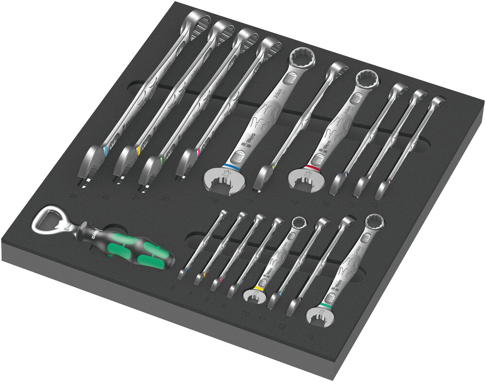 Wera Werkstattwagen Tool Rebel 1 9700 schwarz - bestückt - 94 teilig 05150130001