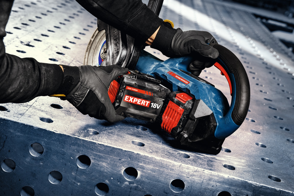 Bosch Akku Winkelschleifer EXWS18V2-230P 230mm 2x18V XL-BOXX ohne Akku/Ladegerät