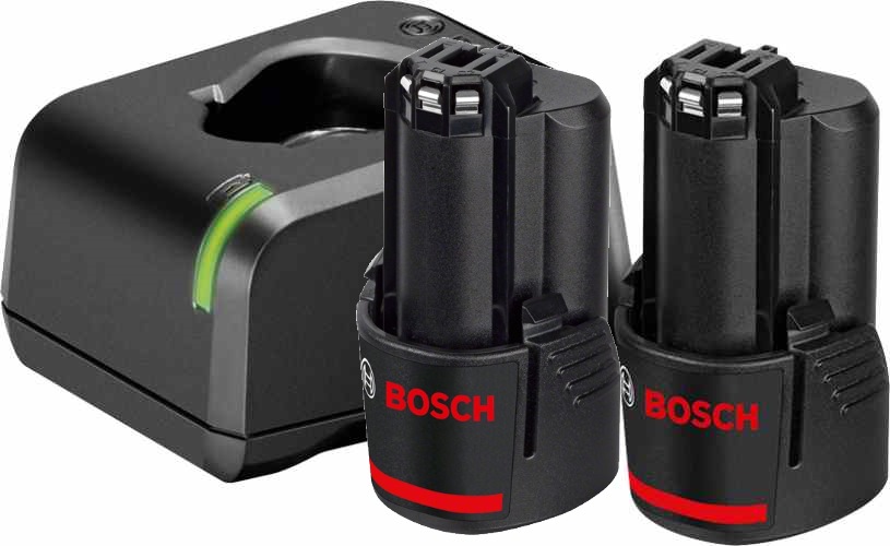 Bosch Akku-Bohrschrauber GSR 12V-15 - 2 x 2AH - Softbag - GAL 12V-20