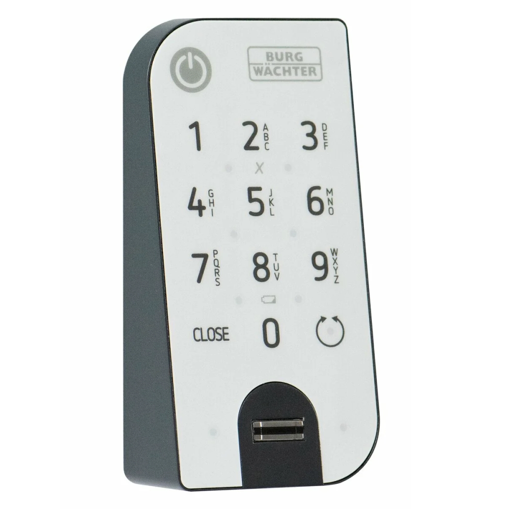 Burg Wächter Motorschloss secuEntry active 7700 inkl. Tastatur mit Fingerprint