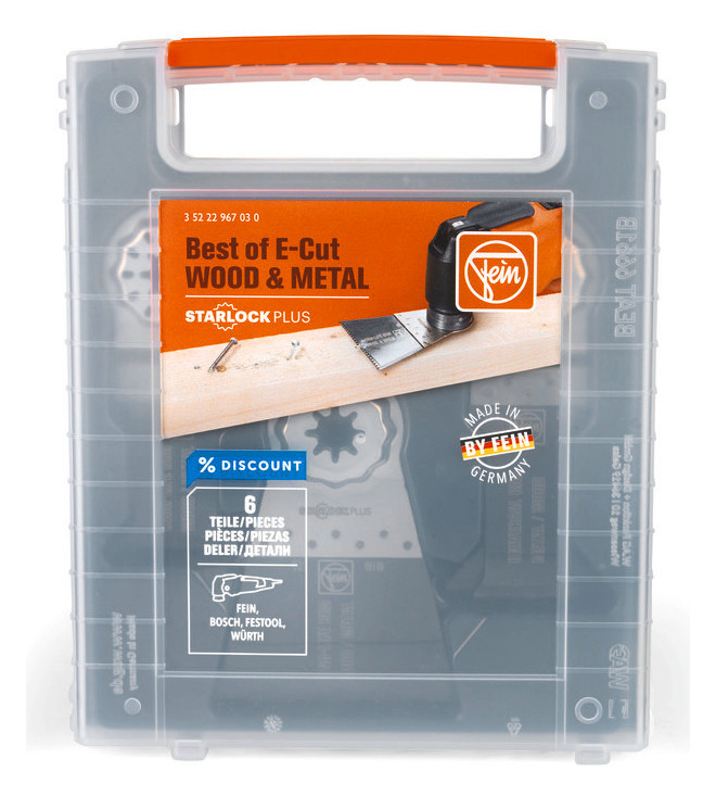 Fein Best of E-Cut StarlockPlus WOOD & METAL - 35222967030 - 6-teilig