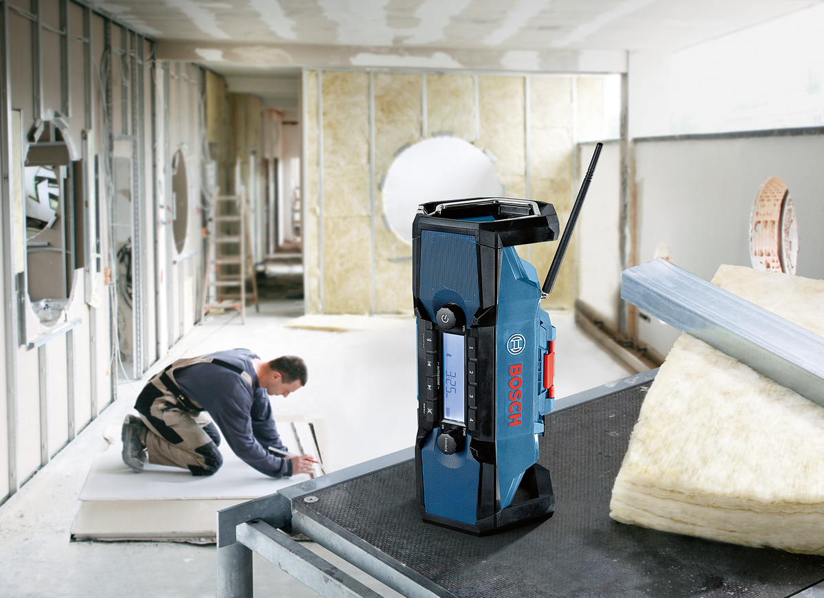 Bosch Akku-Baustellenradio - GPB 18V-2 SC Professional - DAB+