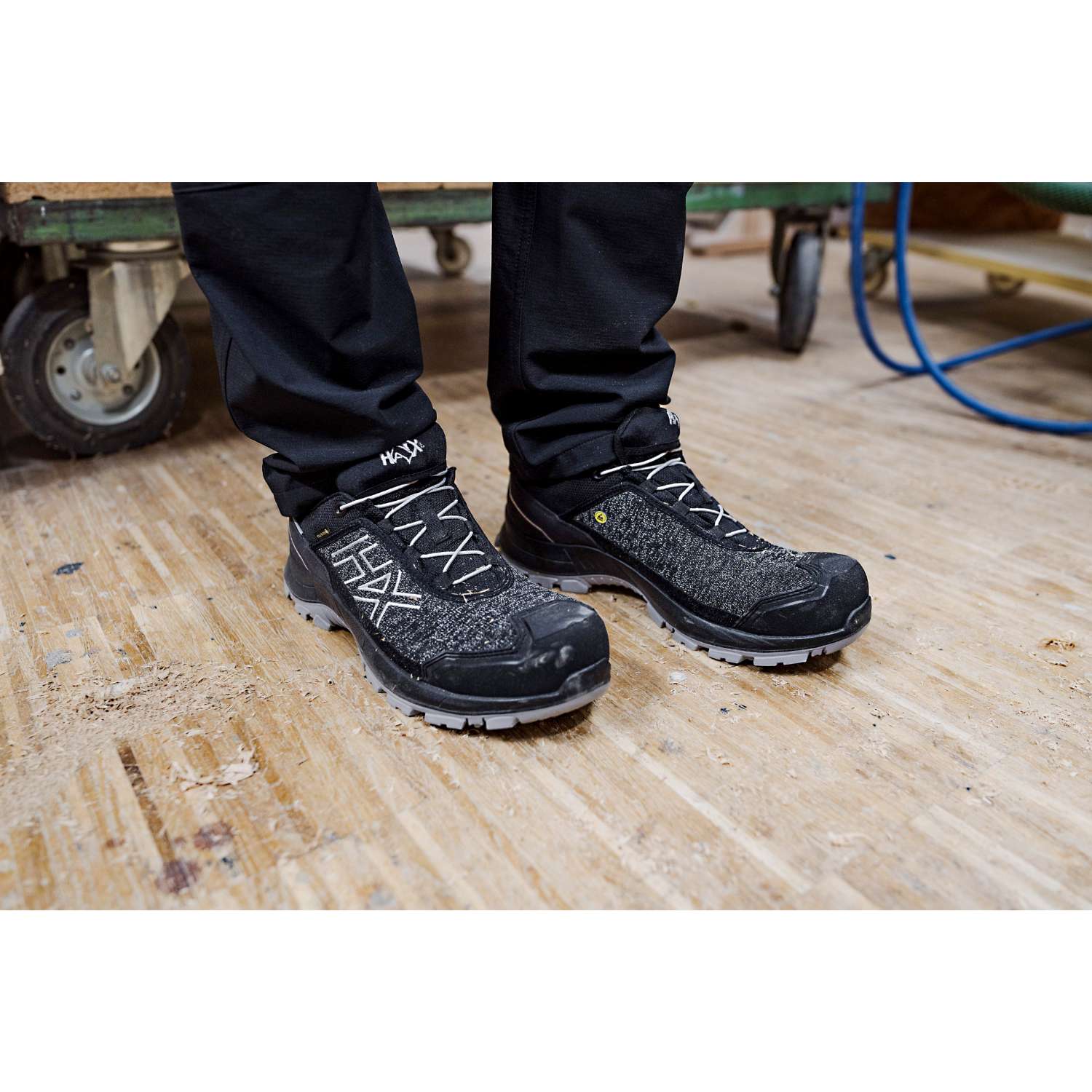 Haix Sicherheitsschuhe BLACK EAGLE Safety 400 C, GTX - grau - S7S - Größe 42