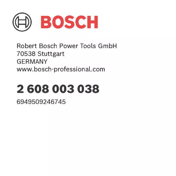 Bosch PRO Impact Steckschlüsselsatz Set - 9-teilig - 1/2" - robust - 2608003038