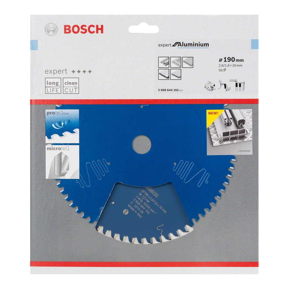 Bosch Sägeblatt Kreissägeblatt EXPERT FOR Aluminium - Handkreissägen - 190mm