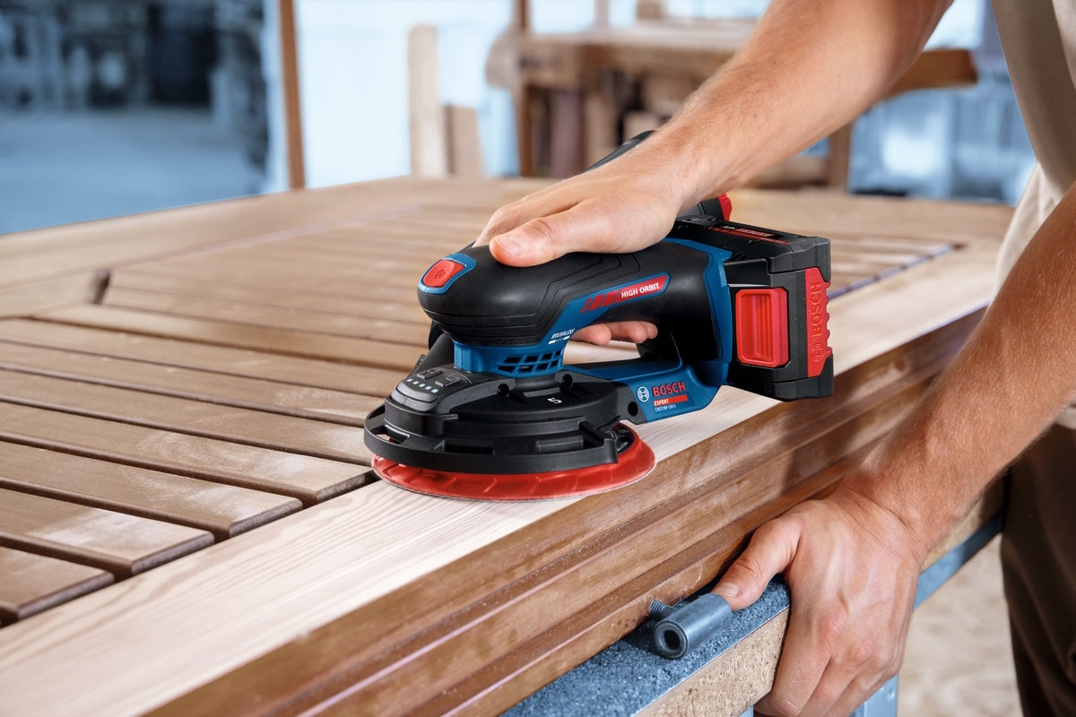 Bosch Akku Exzenterschleifer EXPERT EXEX18V 150 5 18V - ohne Akku/Ladegerät