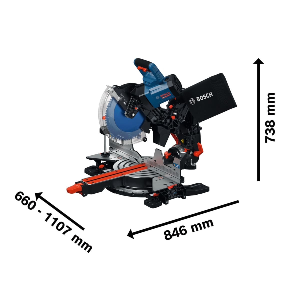Bosch Kappsäge Gehrungssäge EXPERT EXCM341-305GD - 305 mm - Compact Glide