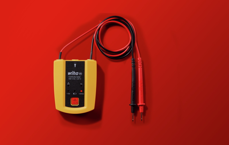 Wiha Durchgangsprüfer - Durchgangsmessung - bis 400 V AC - CAT II - 45222
