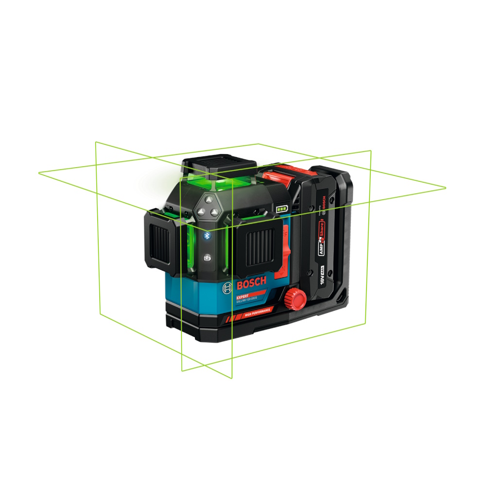 Bosch Linienlaser EXPERT EXLL18V-120-33CG - Akku - 3x360 grün IP65 120m Radius