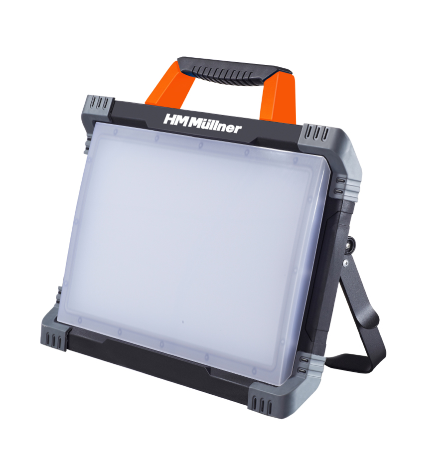 HM Müllner LED Arbeitsleuchte - L520-W80 - 9200lm - 80W - 2 Steckdosen