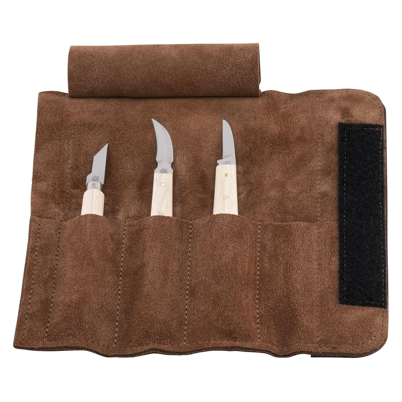 Kirschen Schnitzmessersatz 3307000 - Leder-Tasche - 3-teilig - diverse Klingen