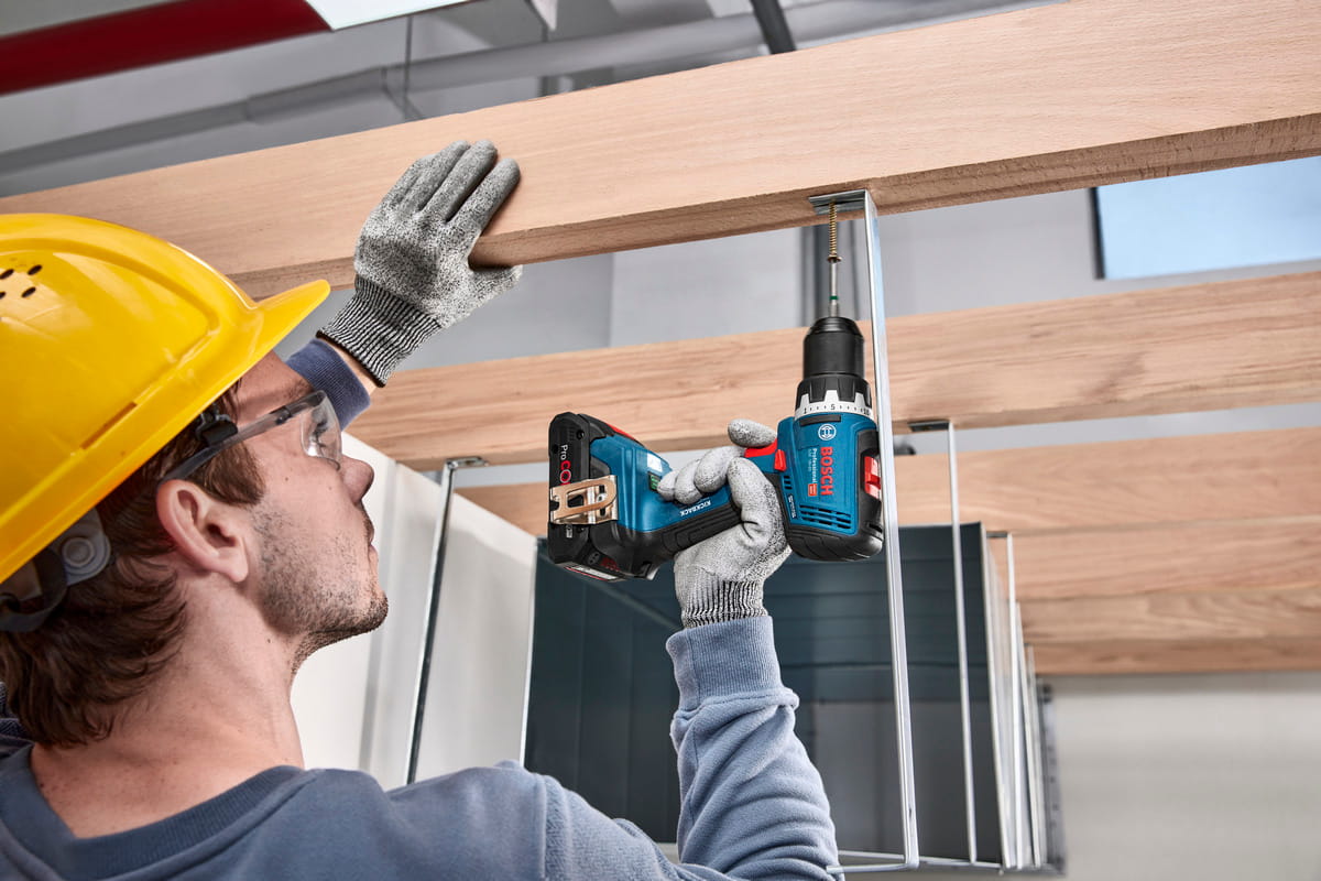 Bosch Professional 18V Set - GSR 18V-65 + GBH 18V-22 + GWS 18V-8 + 2x 5Ah Akku