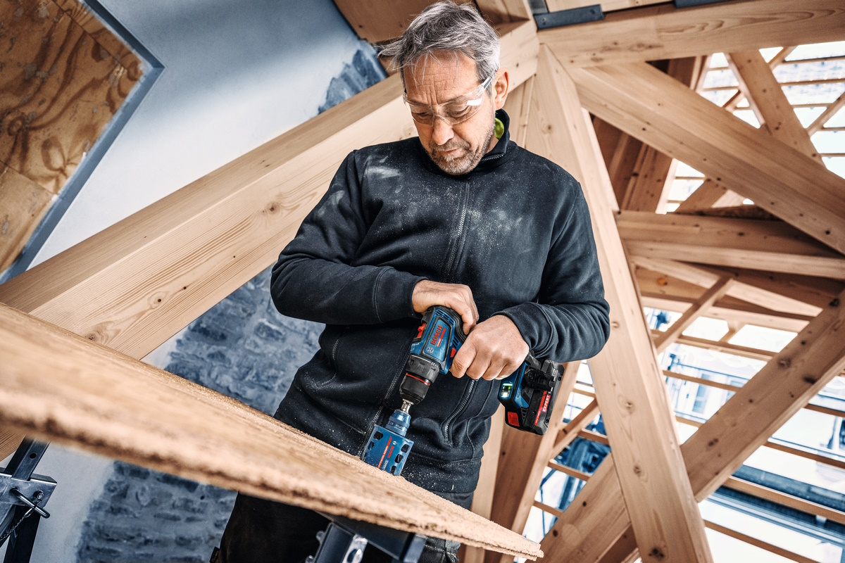 Bosch Akku Bohrschrauber 18V EXPERT EXSR18V-90 Brushless 65 Nm L-BOXX ohne Akku