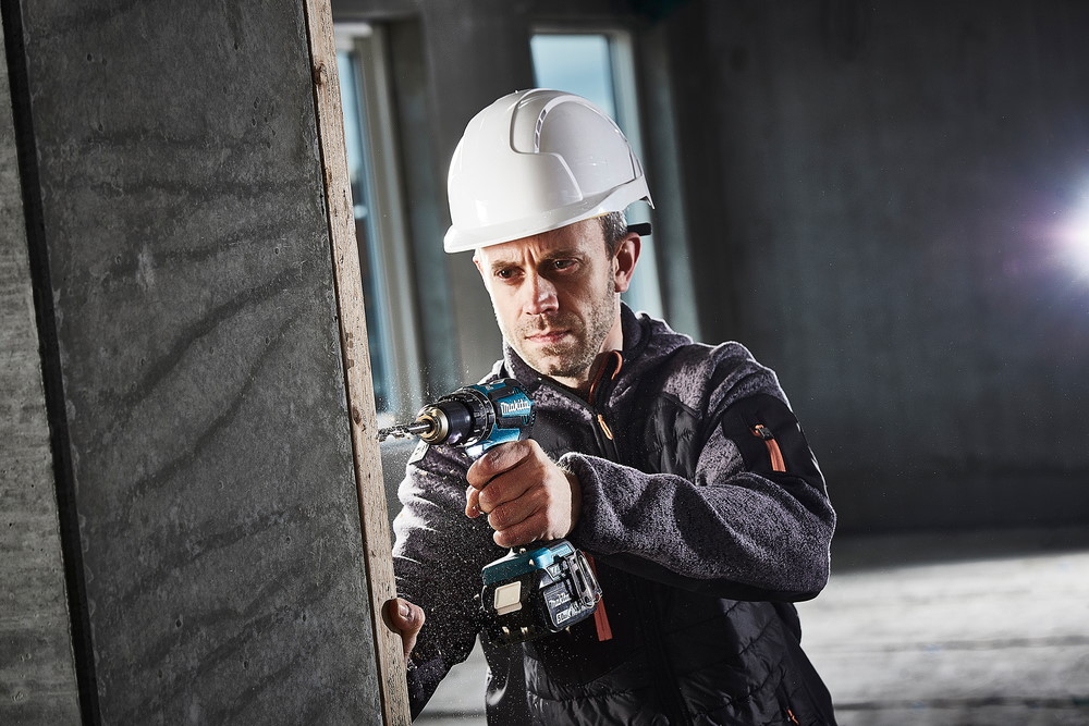 Makita Akku-Schlagbohrschrauber DHP485RTJ - DC18RC - 2x 5Ah - Makpac 2