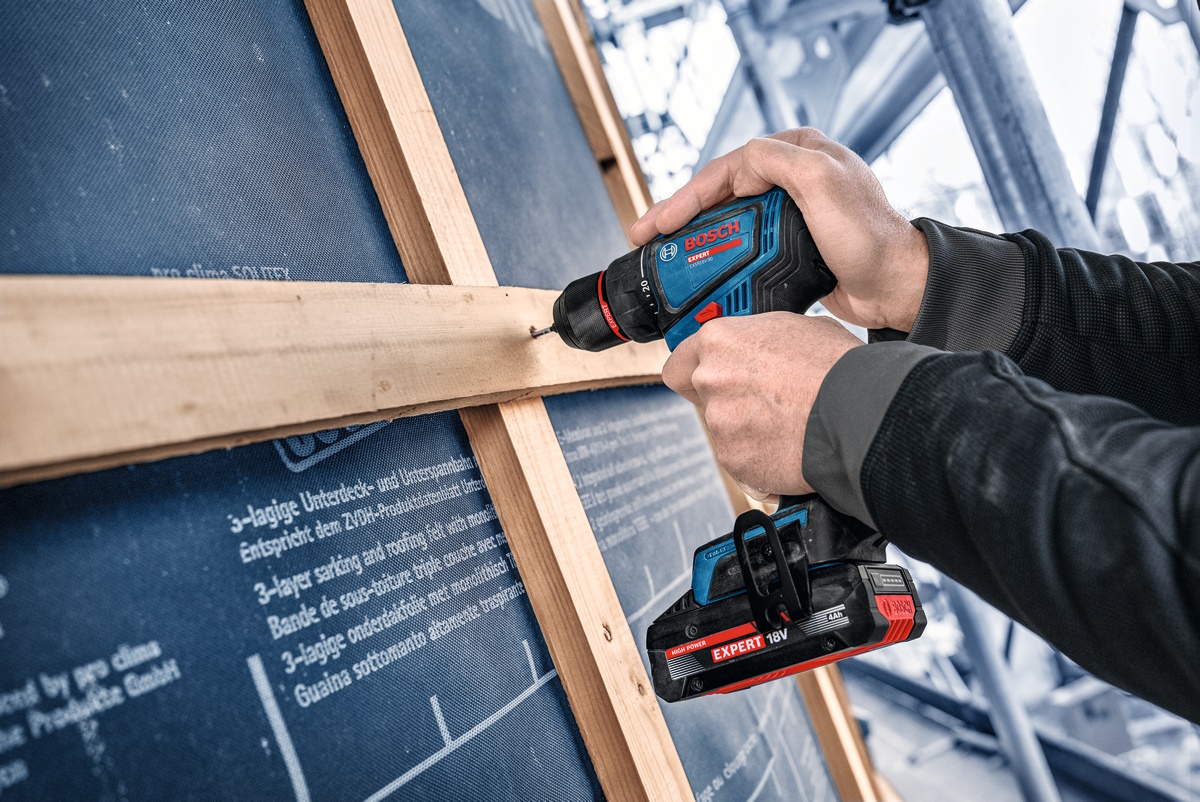 Bosch Akku Bohrschrauber 18V EXPERT EXSR18V-90 Brushless 65 Nm L-BOXX ohne Akku