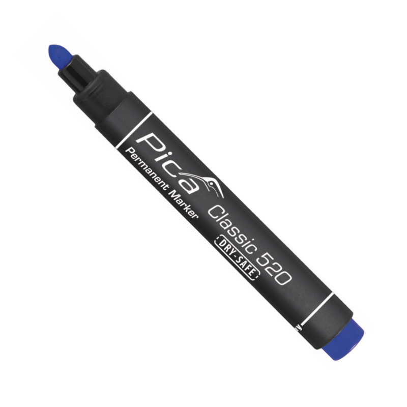Pica Classic - Permanent Marker - wasserfest - blau - 520/41