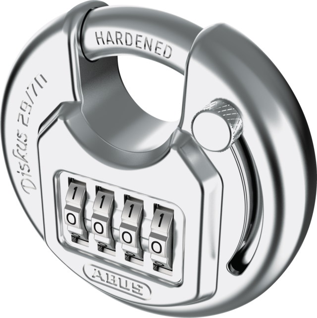 Abus Diskus Combo Vorhängeschloß 29/70 - Zahlencode - robust - 40905