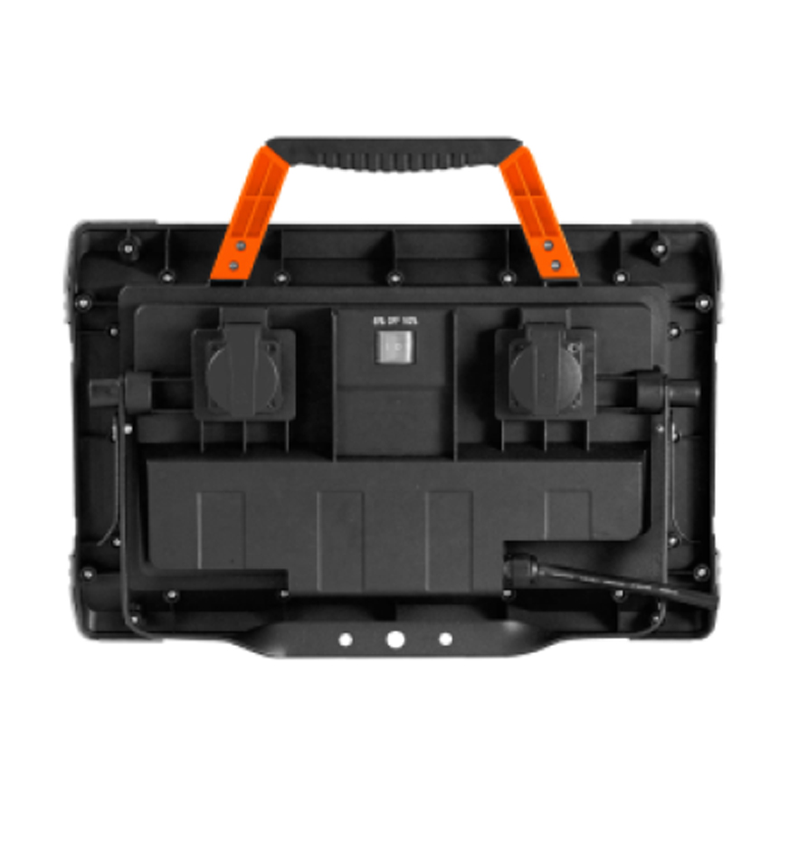 HM Müllner LED Arbeitsleuchte - L520-W80 - 9200lm - 80W - 2 Steckdosen