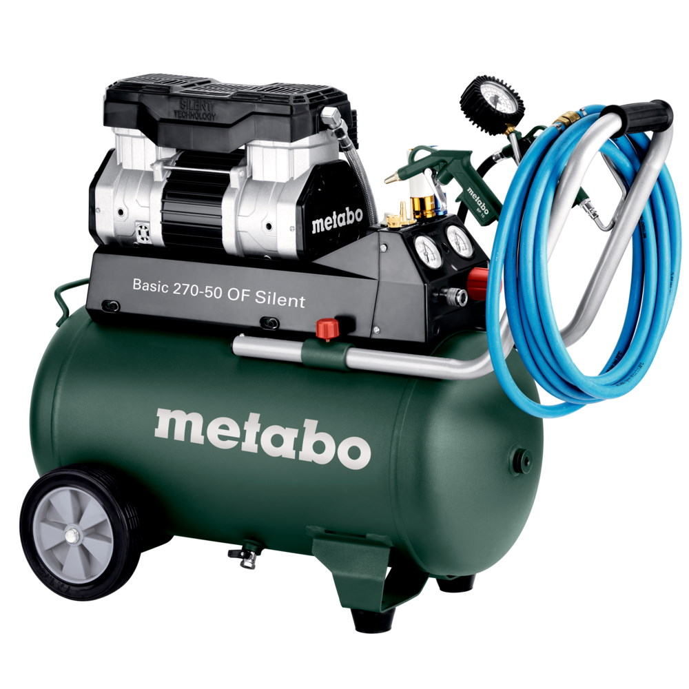 Metabo Kompressor Basic 270-50 OF Silent - 601594000 - 10bar - 1,5kW - 50 Liter