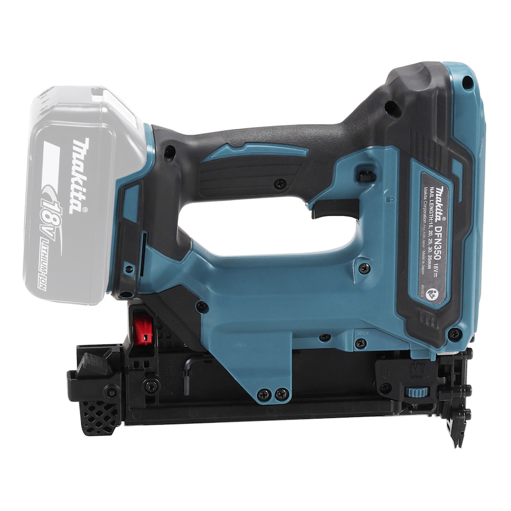 Makita Stauchkopfnagler DFN350Z - 15–35 mm - 18V - ohne Akku/Ladegerät