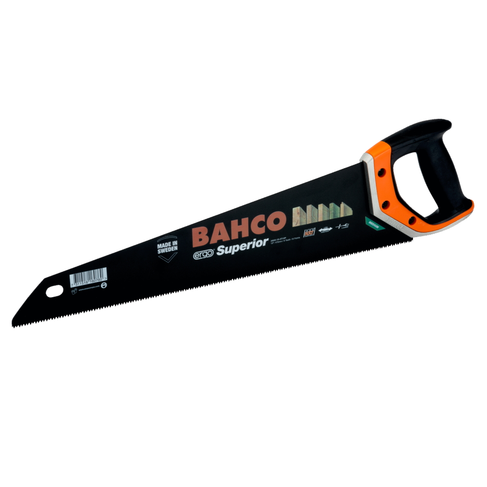 Bahco Säge Fuchsschwanz 2 Stück - 475mm 2600-19-XT-HP + 8 Schraubendreher