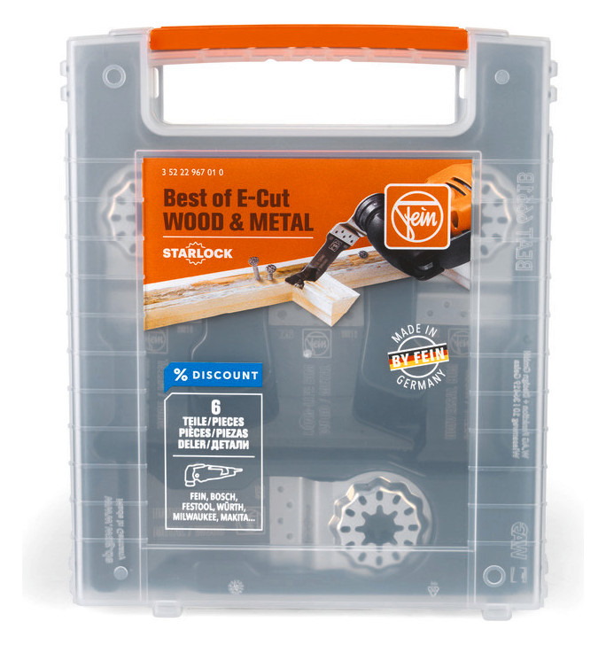 Fein Best of E-Cut - SL - StarlockPlus WOOD & METAL - 35222967010 - 6-teilig
