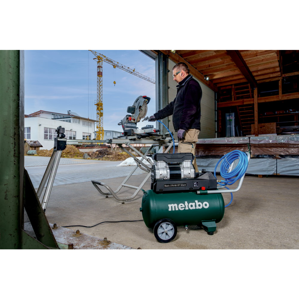 Metabo Kompressor Basic 270-50 OF Silent - 601594000 - 10bar - 1,5kW - 50 Liter
