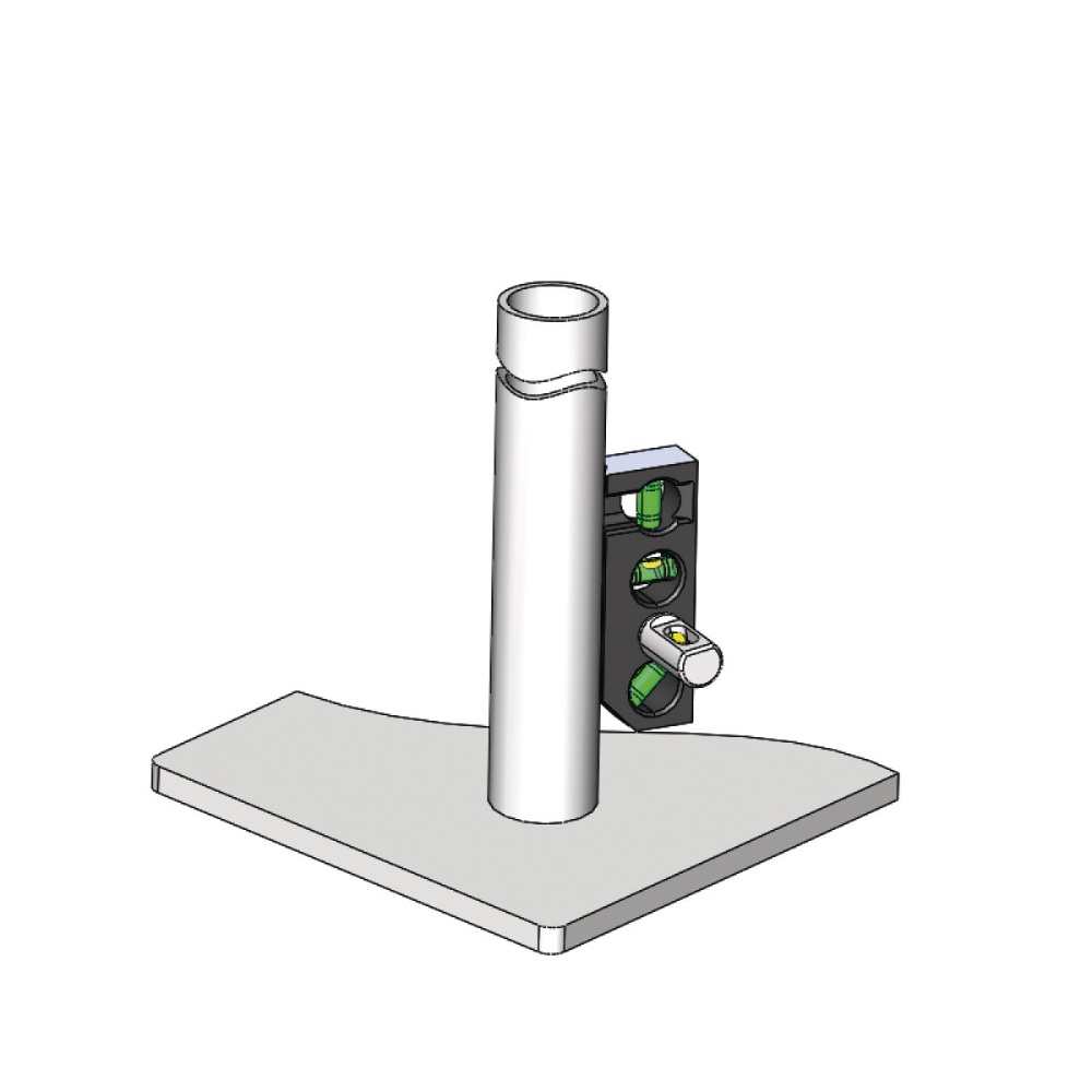 Schweisskraft Drei Achsen Wasserwaage SWL 3 -  Schweißwinkellineal - Magnet