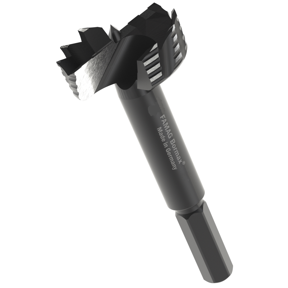 Famag Forstnerbohrer Bormax 2.0 WS mit Zentrierspitze - 15-55mm Gesamtlänge 90mm