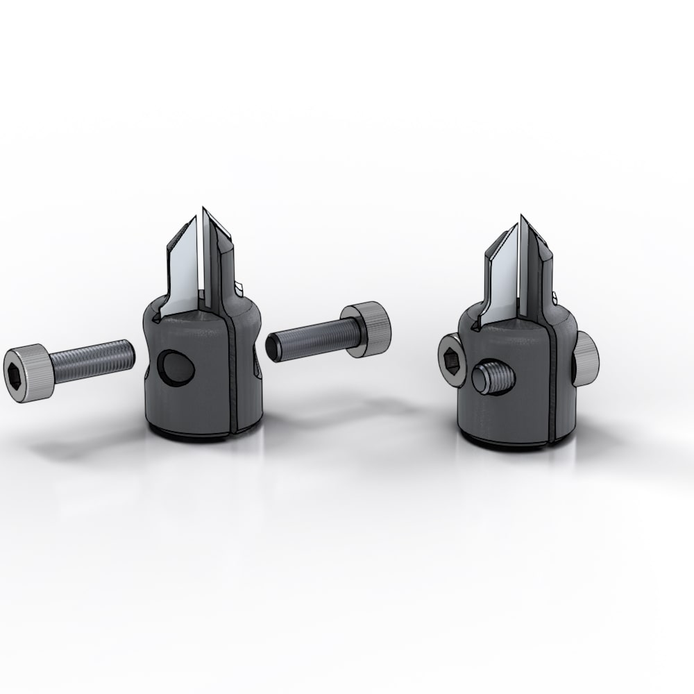 Famag Aufsteckversenker HM Vario - 3-8mm - Gesamtlänge 34mm - 2202.000