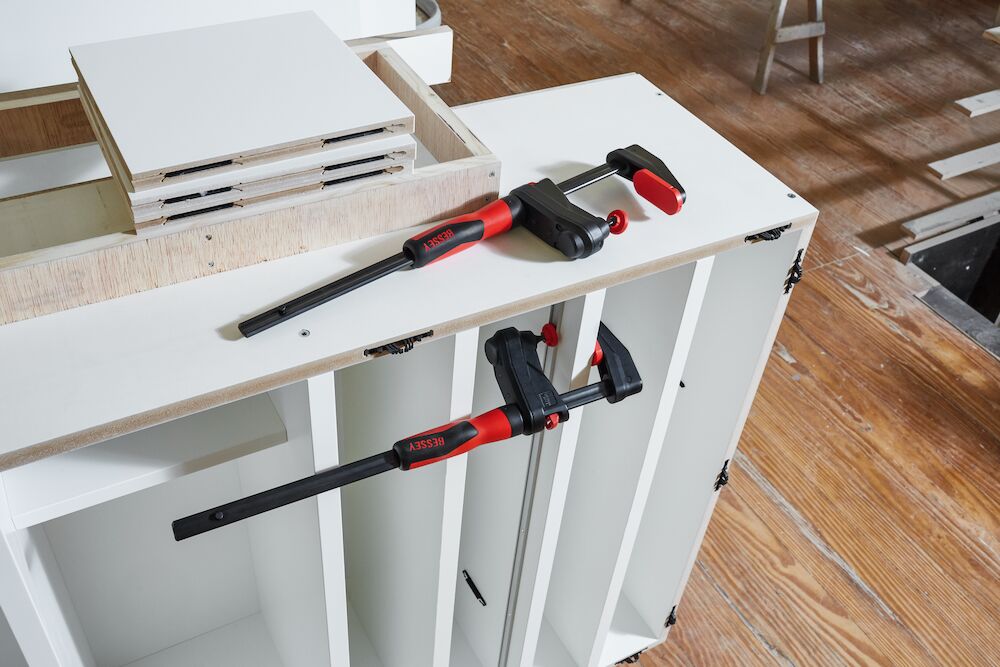 Bessey Getriebezwinge GearKlamp GK45 - 450x60mm - Stahl gehärtet/PA6 Kunststoff
