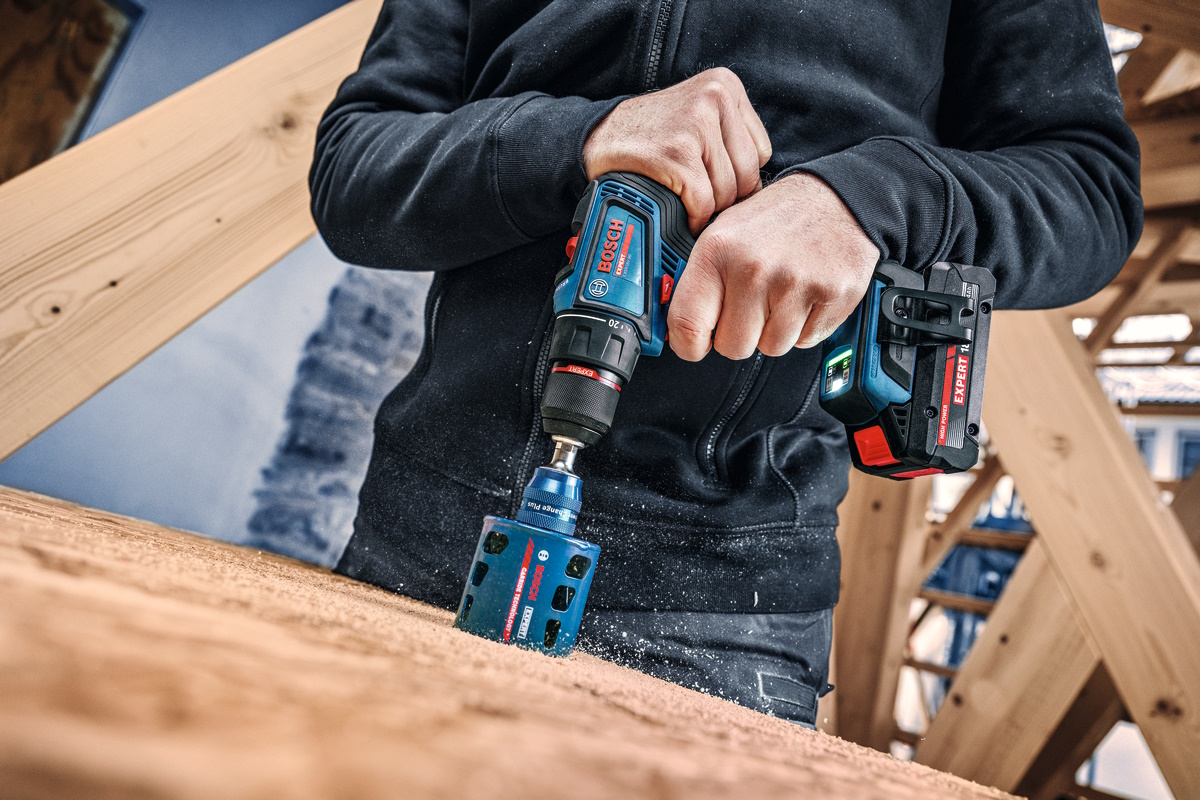 Bosch Akku Bohrschrauber 18V EXPERT EXSR18V-90 Brushless 65 Nm L-BOXX ohne Akku