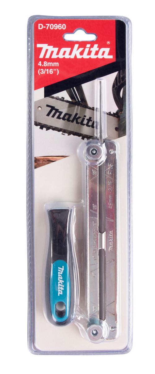 Makita Feilenhalter mit Rundfeile - 4,8 mm - D-70960 - .325" mit Feilwinkel 25°
