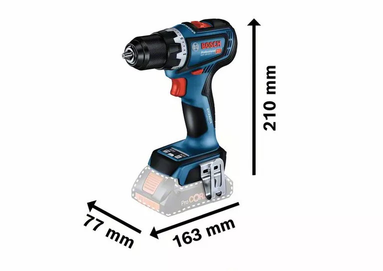 Bosch Akku-Bohrschrauber GSR 18V-90 C - 18V - L-BOXX - solo - 06019K6002