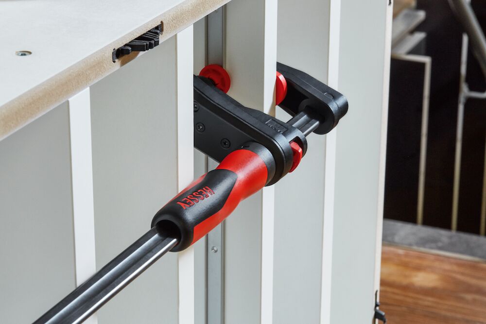 Bessey Getriebezwinge GearKlamp GK45 - 450x60mm - Stahl gehärtet/PA6 Kunststoff