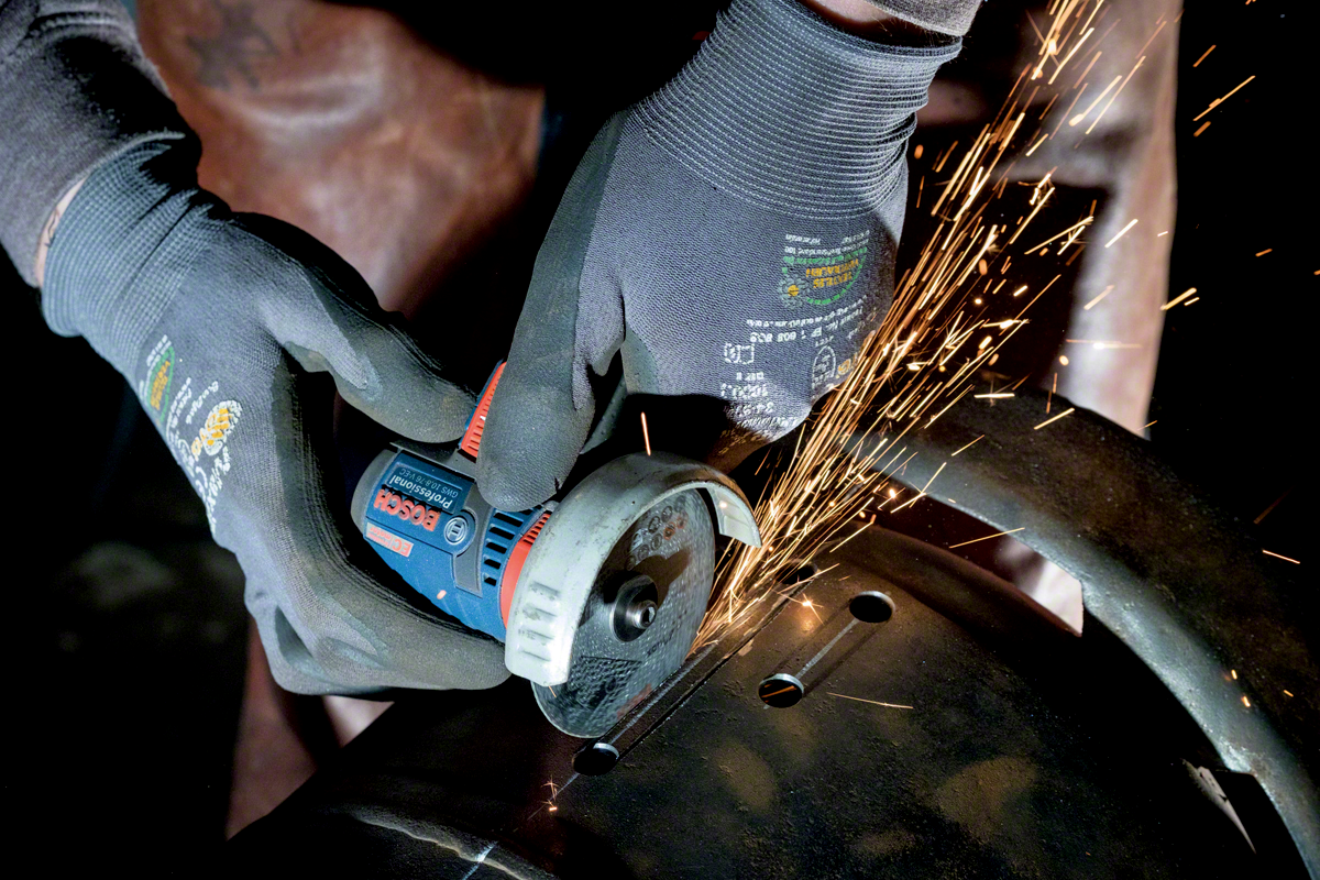 Bosch GWS 12V-76 Akku Winkelschleifer inkl. L-BOXX - SOLOGERÄT