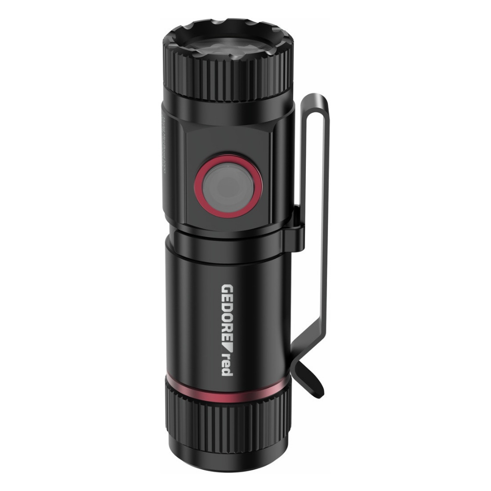 Gedore Handleuchte - mini Boost 1000 - bis zu 1000 lm - arretierbarer Clip