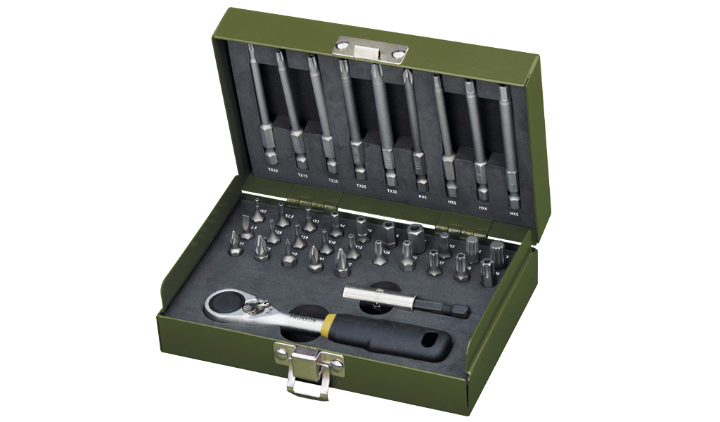 Proxxon Feinmechanikersatz 1/4" - 36-tlg. - 23109