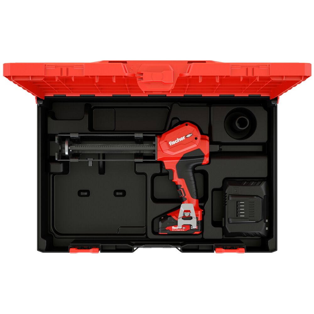 Fischer Akku Auspresspistole FIS DB S Pro im Koffer - Akku - Ladegerät - 558955