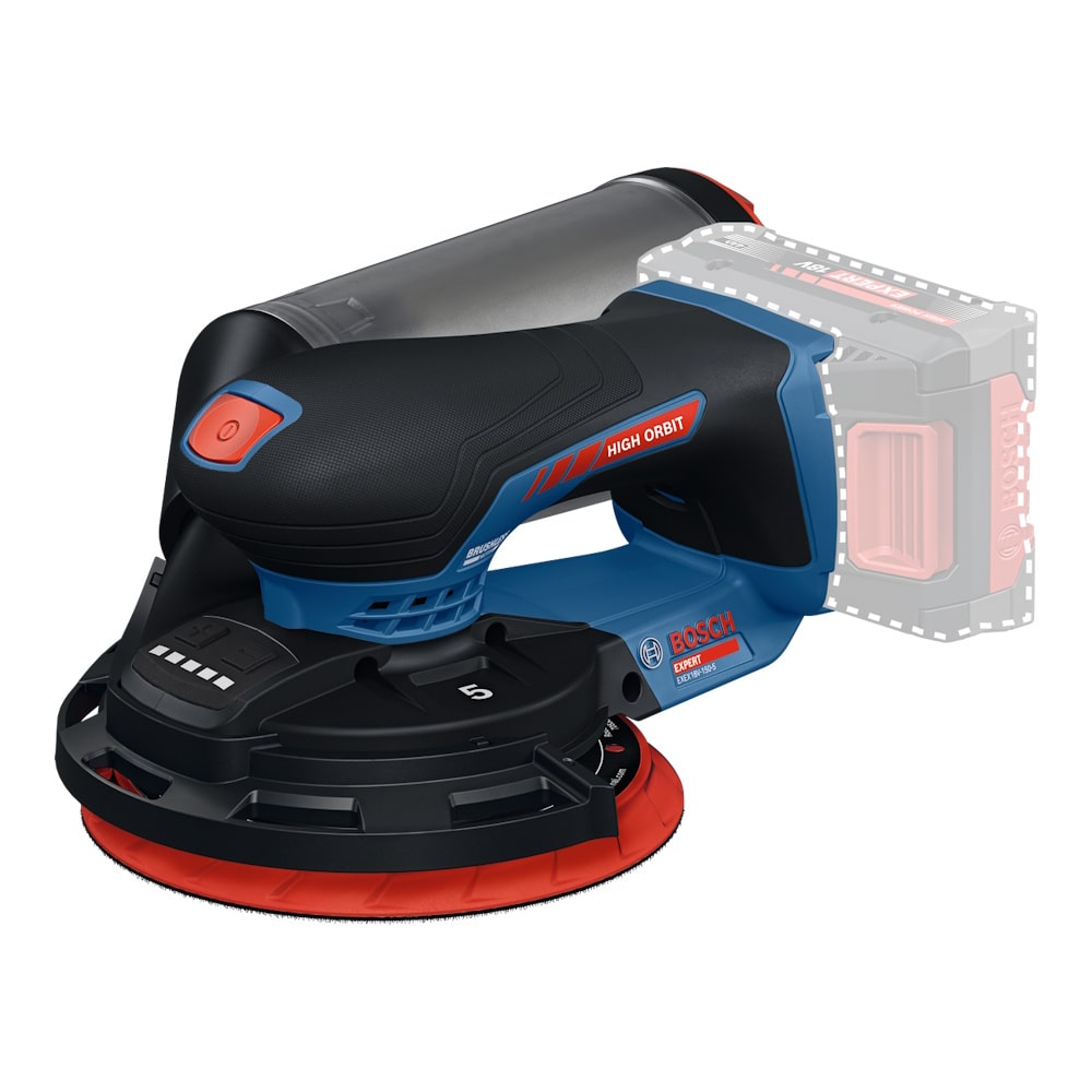 Bosch Akku Exzenterschleifer EXPERT EXEX18V 150 5 18V - ohne Akku/Ladegerät