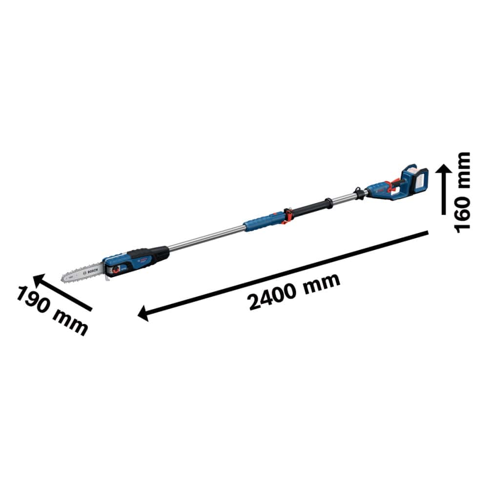 Bosch Hochentaster Kettensäge Akku - GKE 18V-25 TP - Teleskopstange - Sologerät