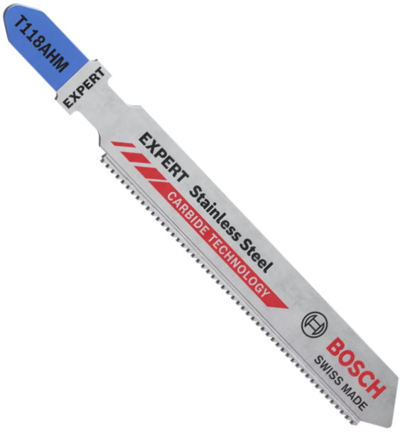 Bosch Stichsägeblätter T118AHM - für Blech - 83mm - 3 Stück - 2608900561