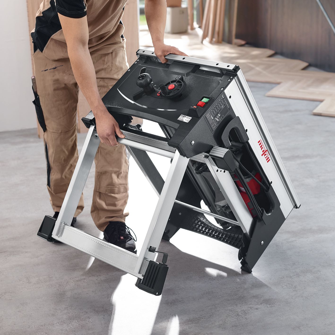 Mafell Unterflur-Zugsäge ERIKA 85 - mit Zubehör - 2500W - 85mm - 971901