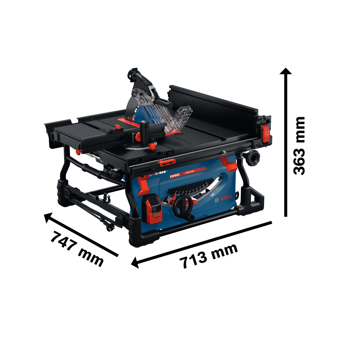 Bosch Tischkreissäge EXPERT EXTS100-254X - 254 mm - inkl. Sägeblatt - 2200 Watt