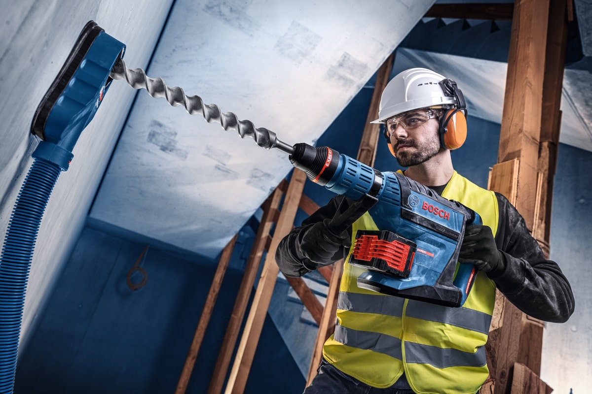 Bosch Bohrhammer SDS max Akku 18V EXPERT EXBH18V-45 BITURBO in XL-BOXX ohne Akku